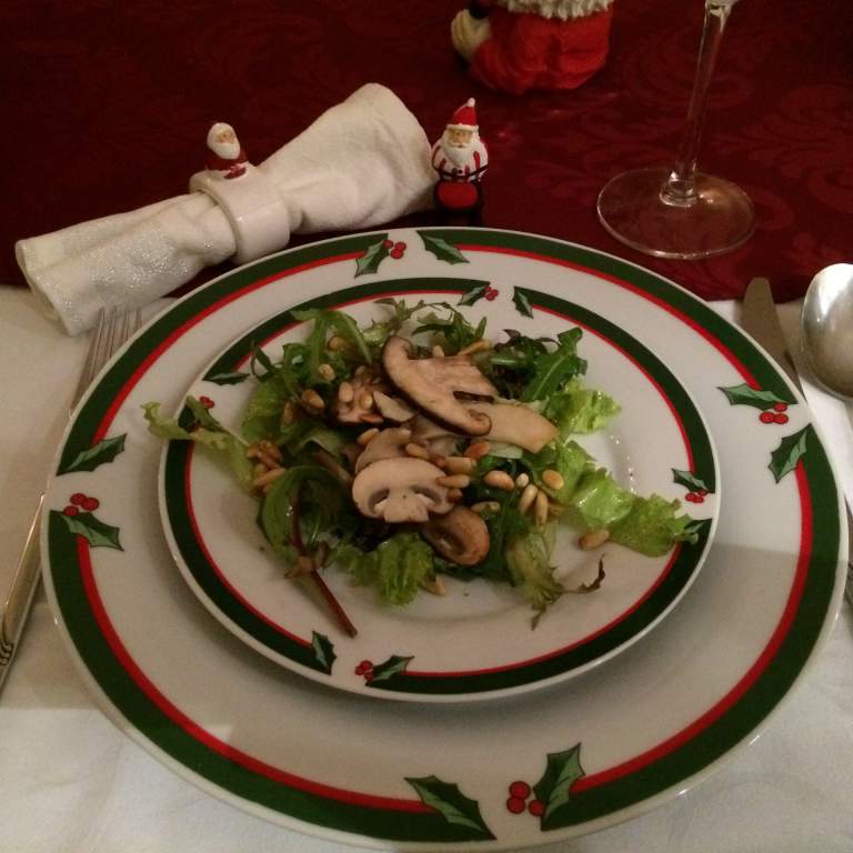 101 - Salade met paddenstoelen